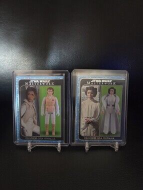 2021 Topps Star Wars Masterwork Out of the Box Numbered Cards of Princess Leia